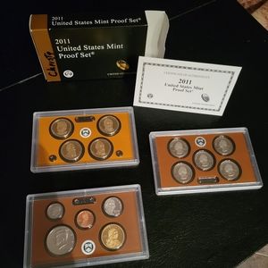 United States mint proof coin set 2011